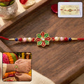 Rakshabandhan Colorful Floral Bead Rakhi – Traditional & Stylish