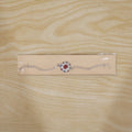 Silver Stone Chain Rakhi – Elegant & Durable Design