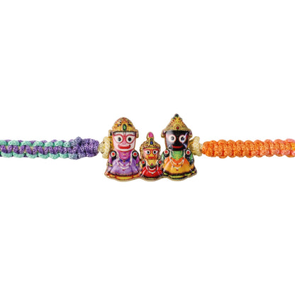 Elegant Jagannath Fancy Dori Rakhi with traditional design