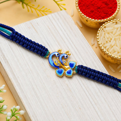 Fancy Dori Rakhi tying thread detail