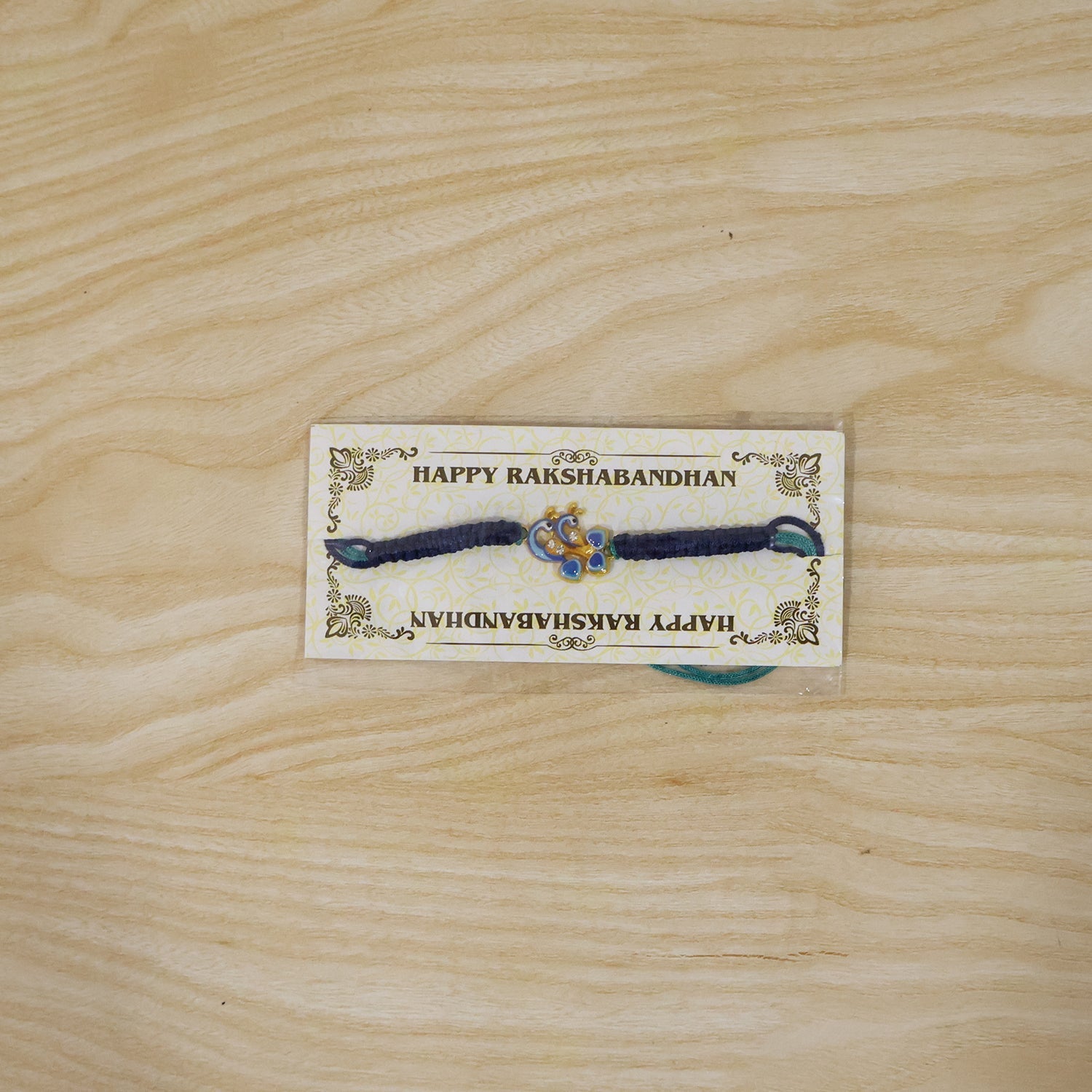 Packaging of Peacock Design Fancy Dori Rakhi