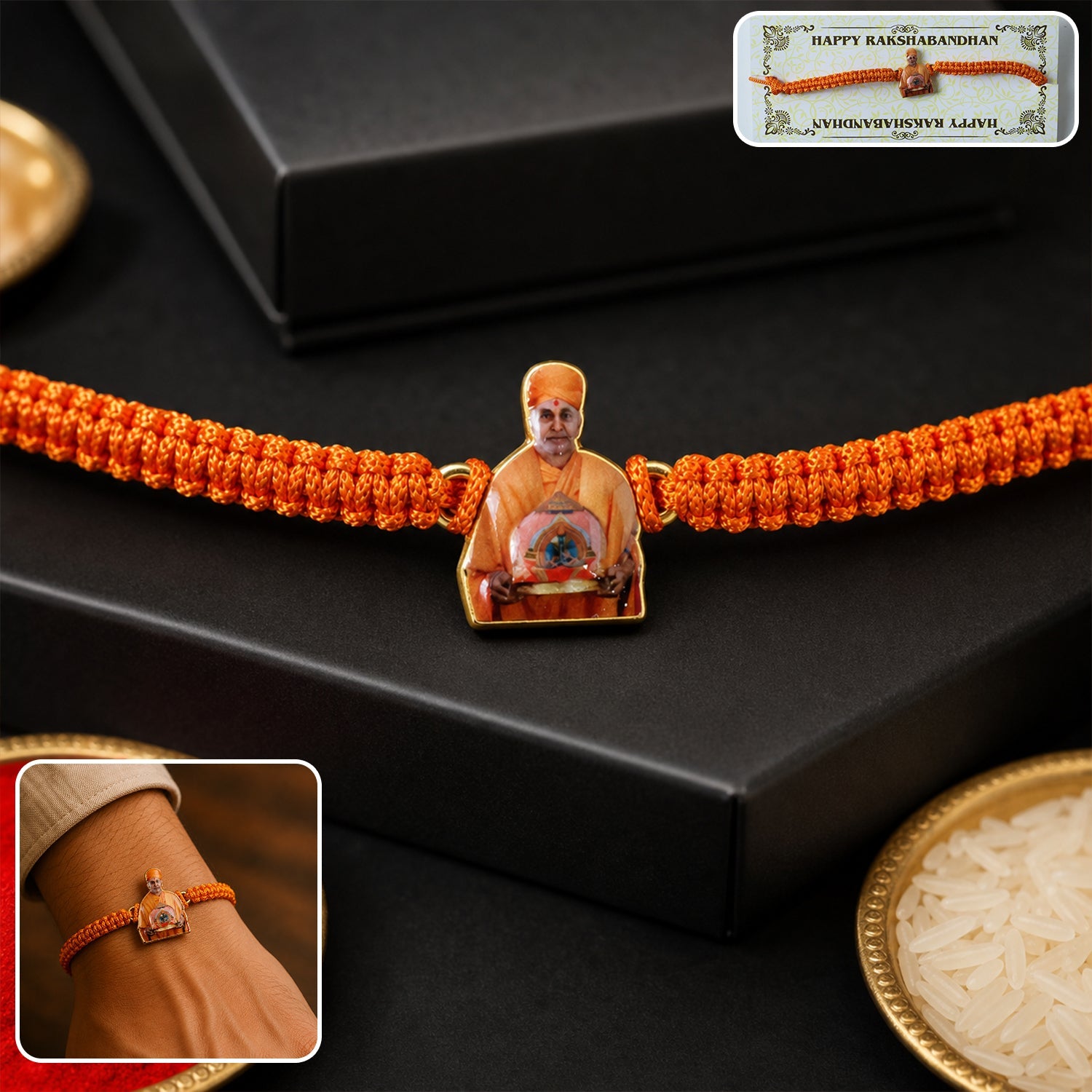 Sant Design Fancy Dori Rakhi for Brother - main product image