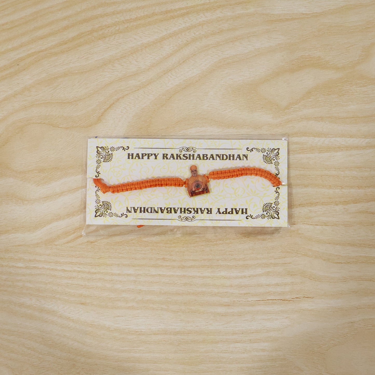 Sant Design Fancy Dori Rakhi displayed on white background