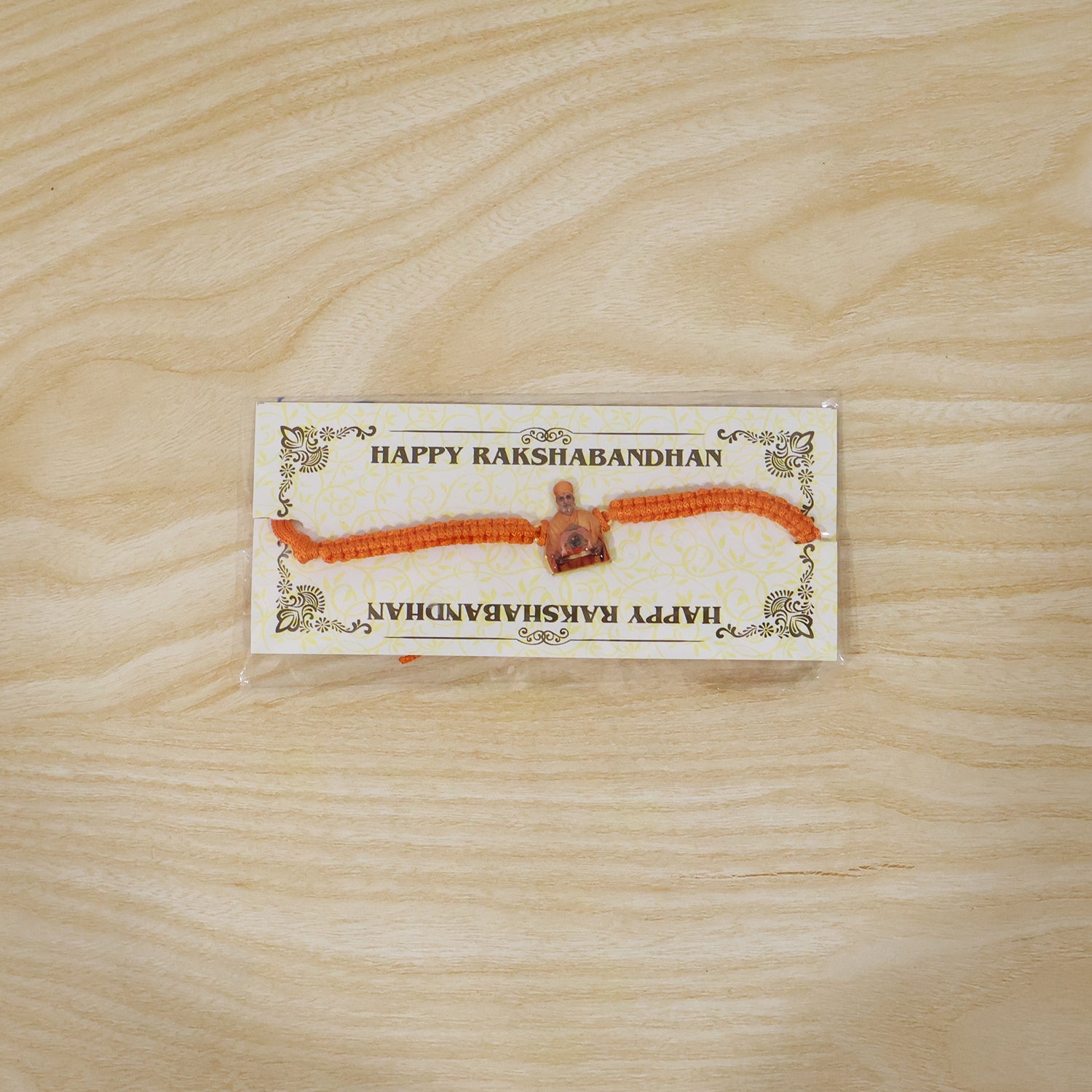 Sant Design Fancy Dori Rakhi displayed on white background