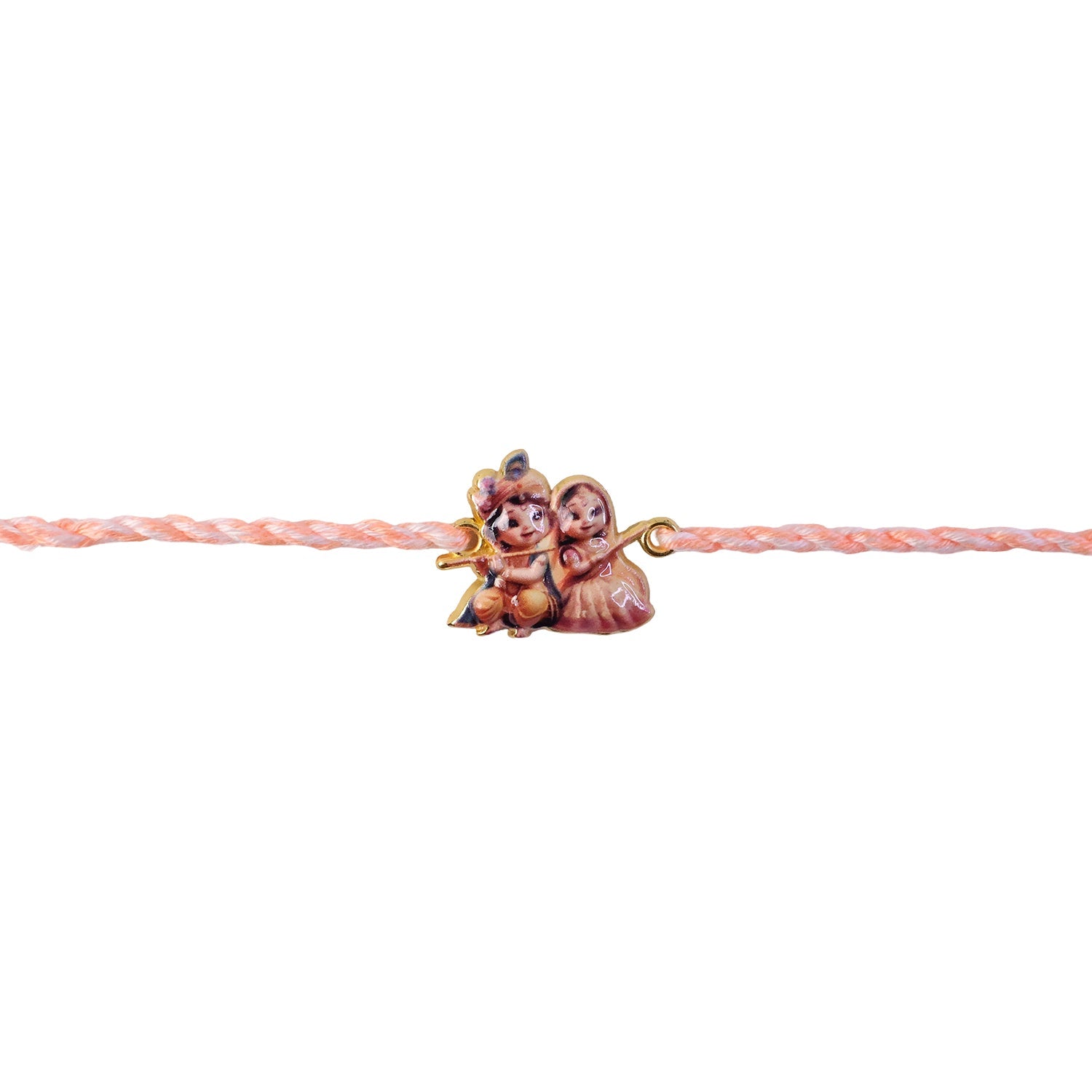 Radha Krishna Cute Fancy Dori Rakhi for Brother (1 Pc)