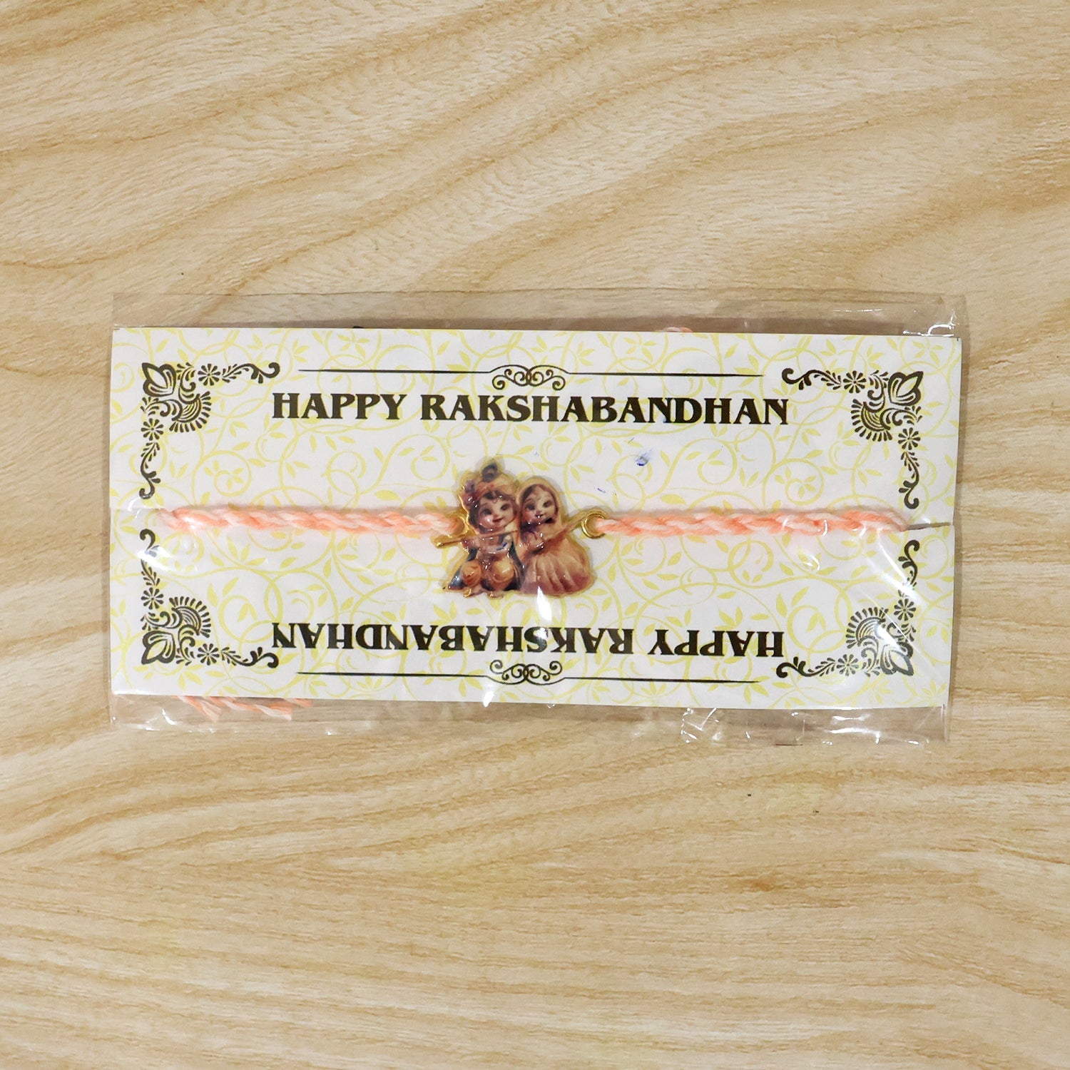 Radha Krishna Cute Fancy Dori Rakhi for Brother (1 Pc)