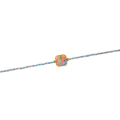 Stylish Peacock Designer Fancy Dori Rakhi for Brother (1 Pc)