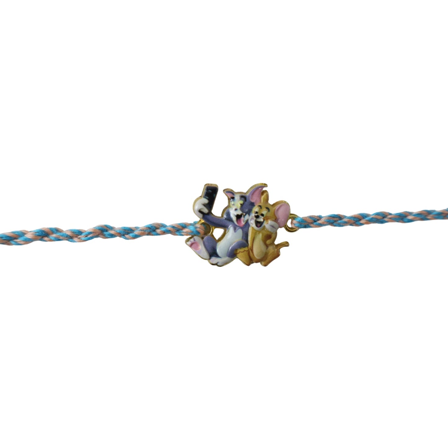 Tom and Jerry Design Fancy Dori Rakhi for Brother (1 Pc)