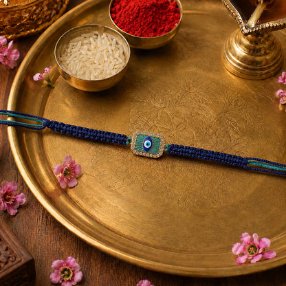 Stylish Evil Eye Fancy Dori Rakhi for Brother (1 Pc)
