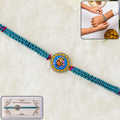 Ganesh Charm Rakhi – Lightweight & Stylish Festive Accessory