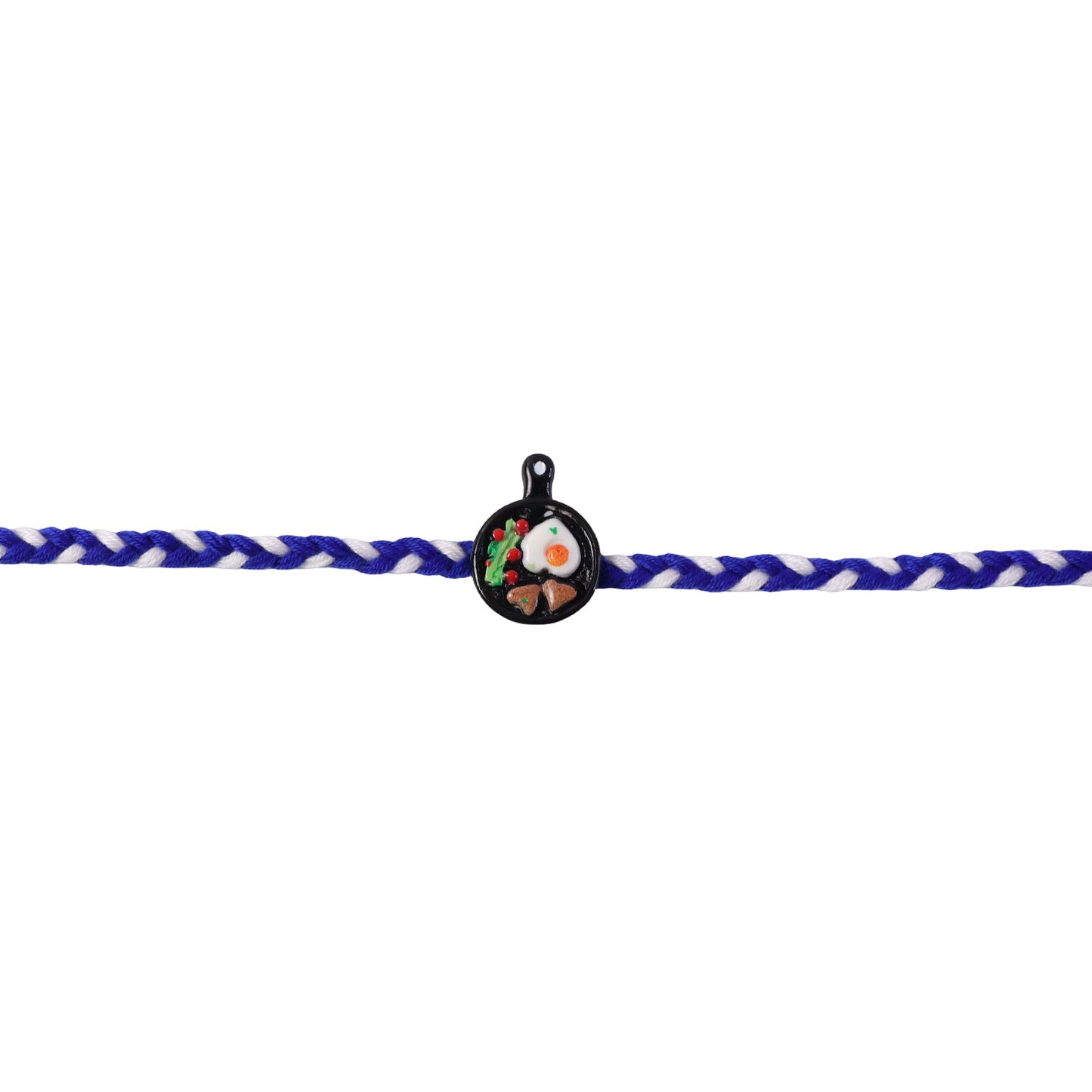 Mini Frying Pan Fancy Dori Rakhi tied knot detail