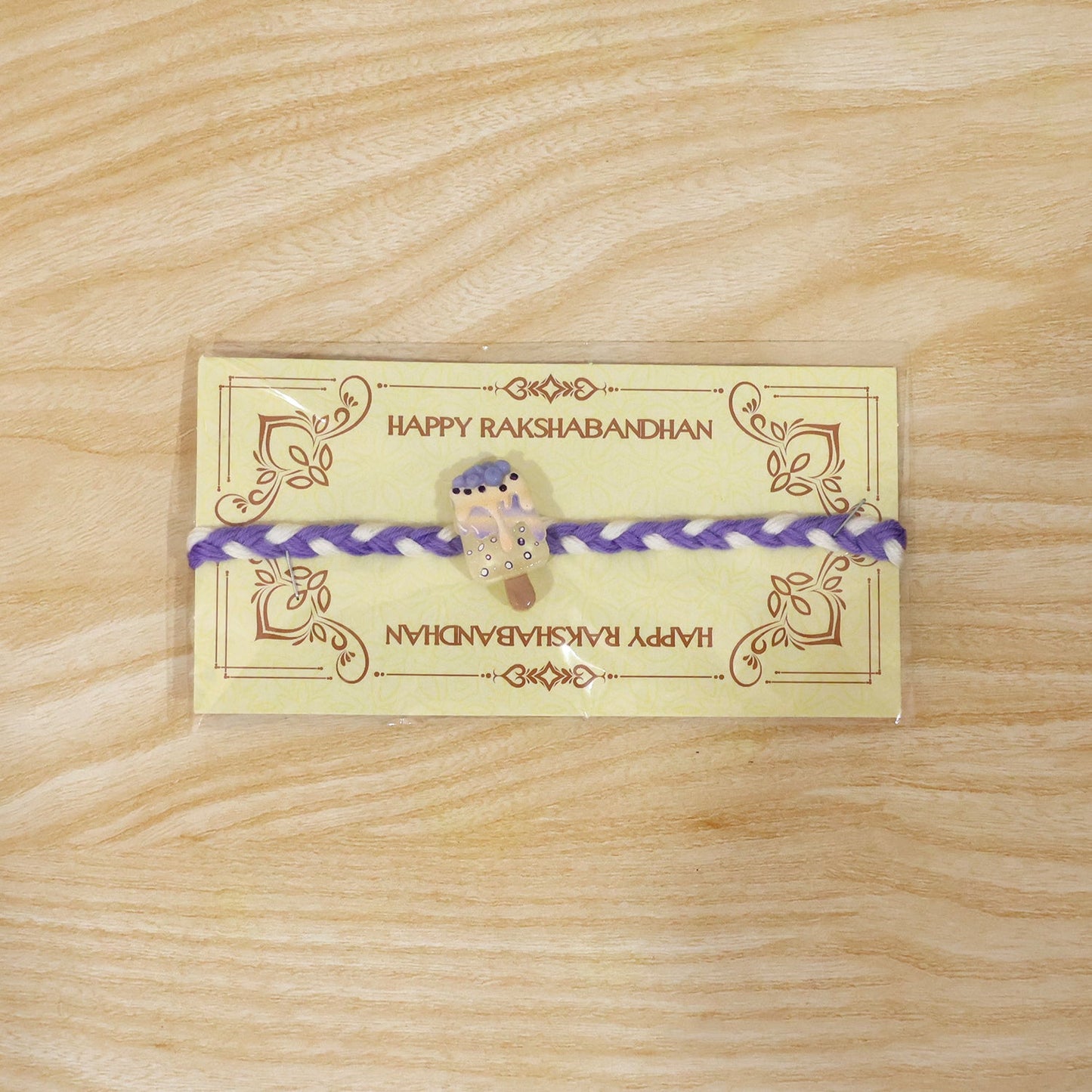 Ice Cream Fancy Dori Rakhi full design display