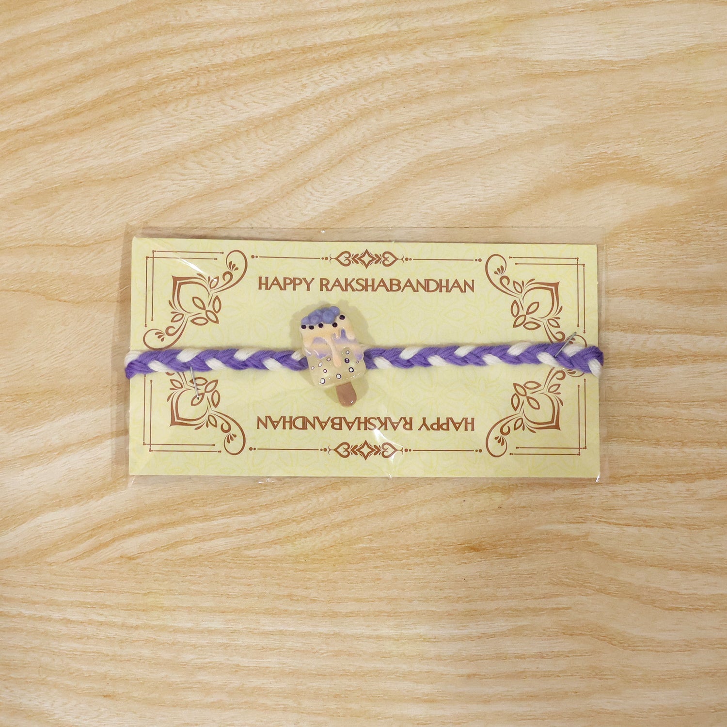 Ice Cream Fancy Dori Rakhi full design display