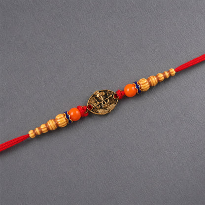Raksha Bandhan special antique charm rakhi side view