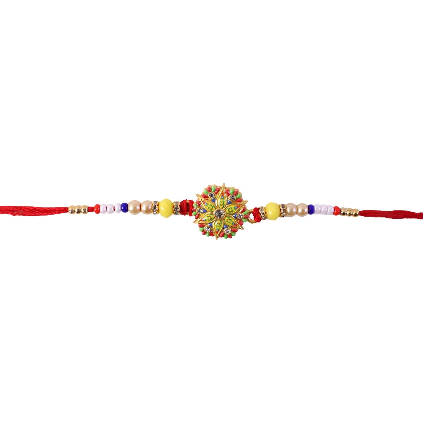 Star Flower Beaded Rakhi packaging view