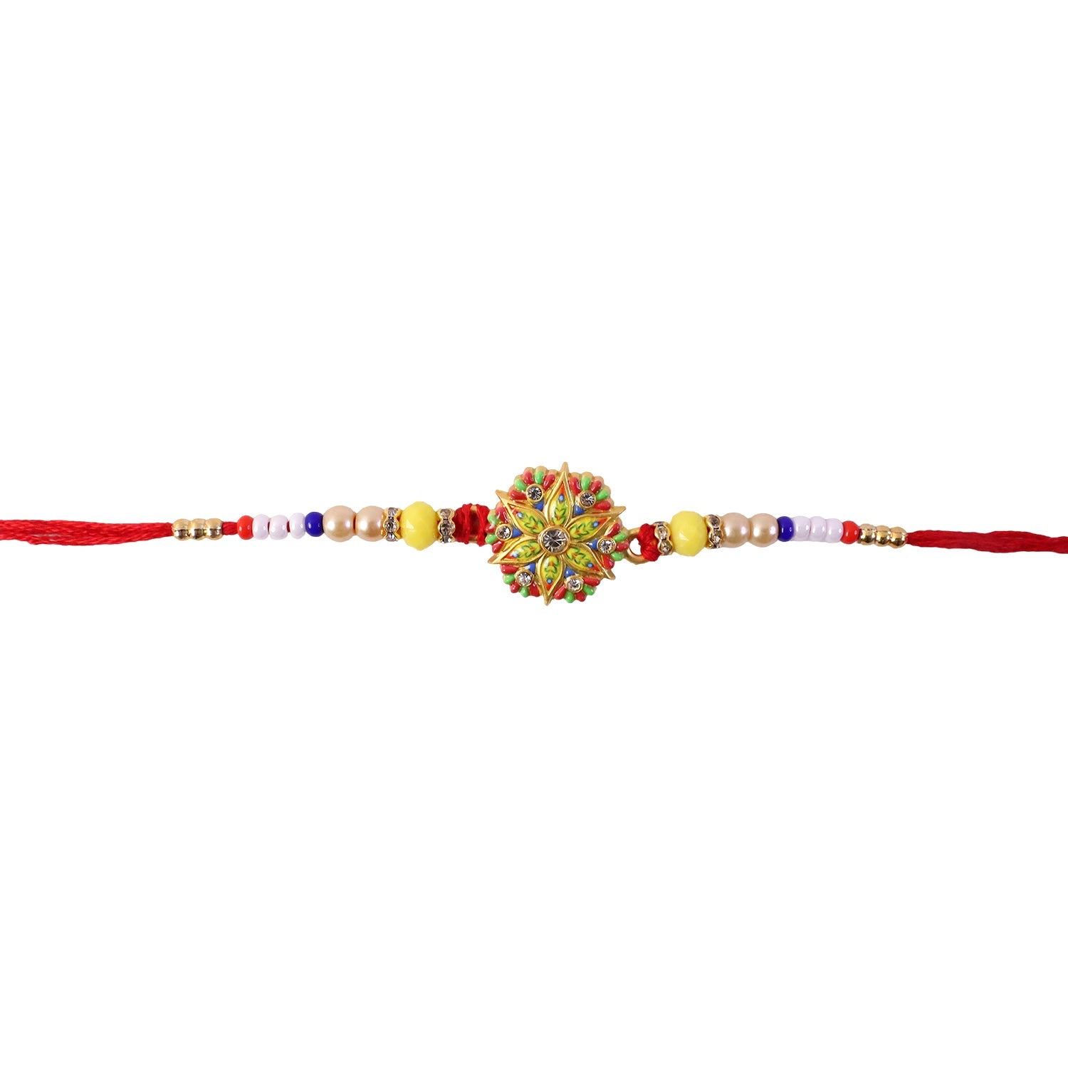 Star Flower Beaded Rakhi packaging view