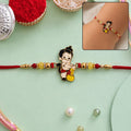 Bal Hanuman Gada Charm Rakhi – Elegant festive brother gift