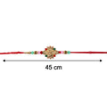 Veera Charm Beaded Rakhi for Brother Raksha Bandhan