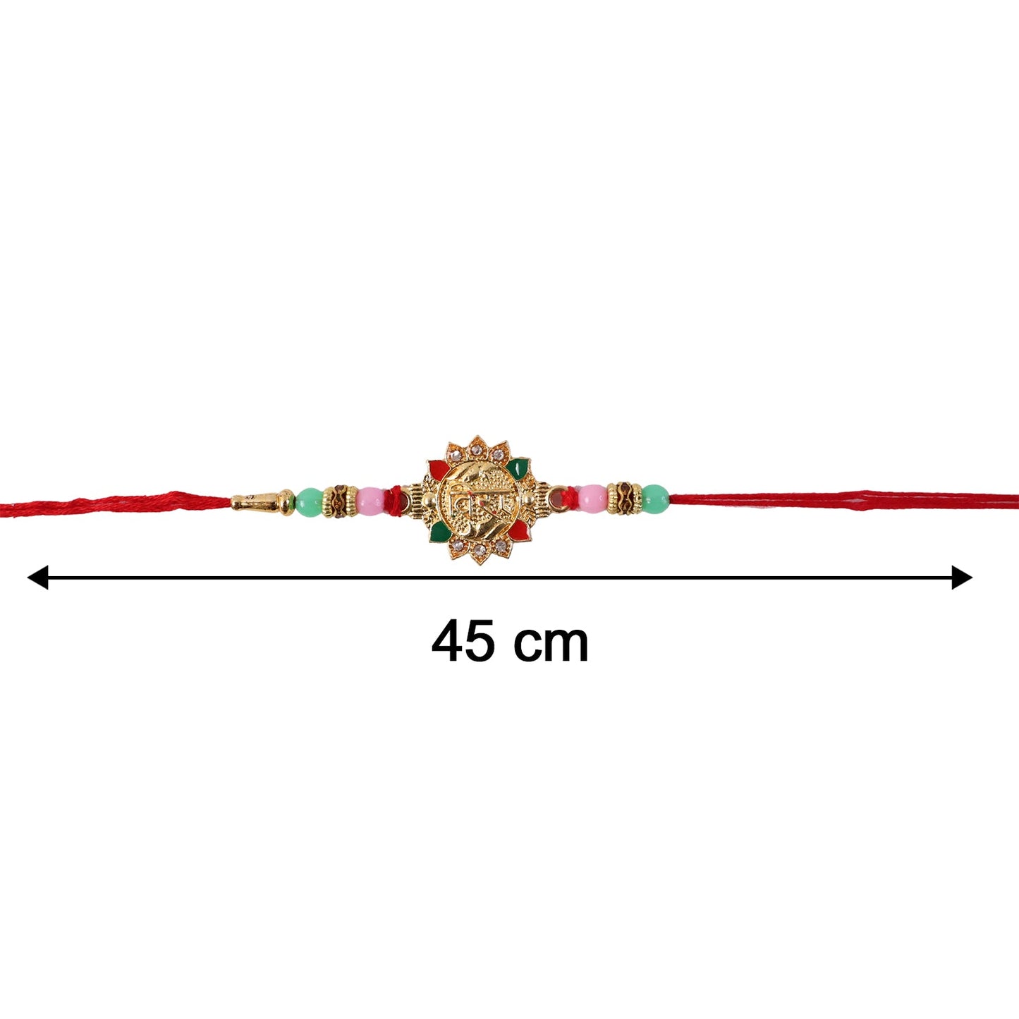 Veera Charm With Beads Rakhi for Brother (1 Pc)