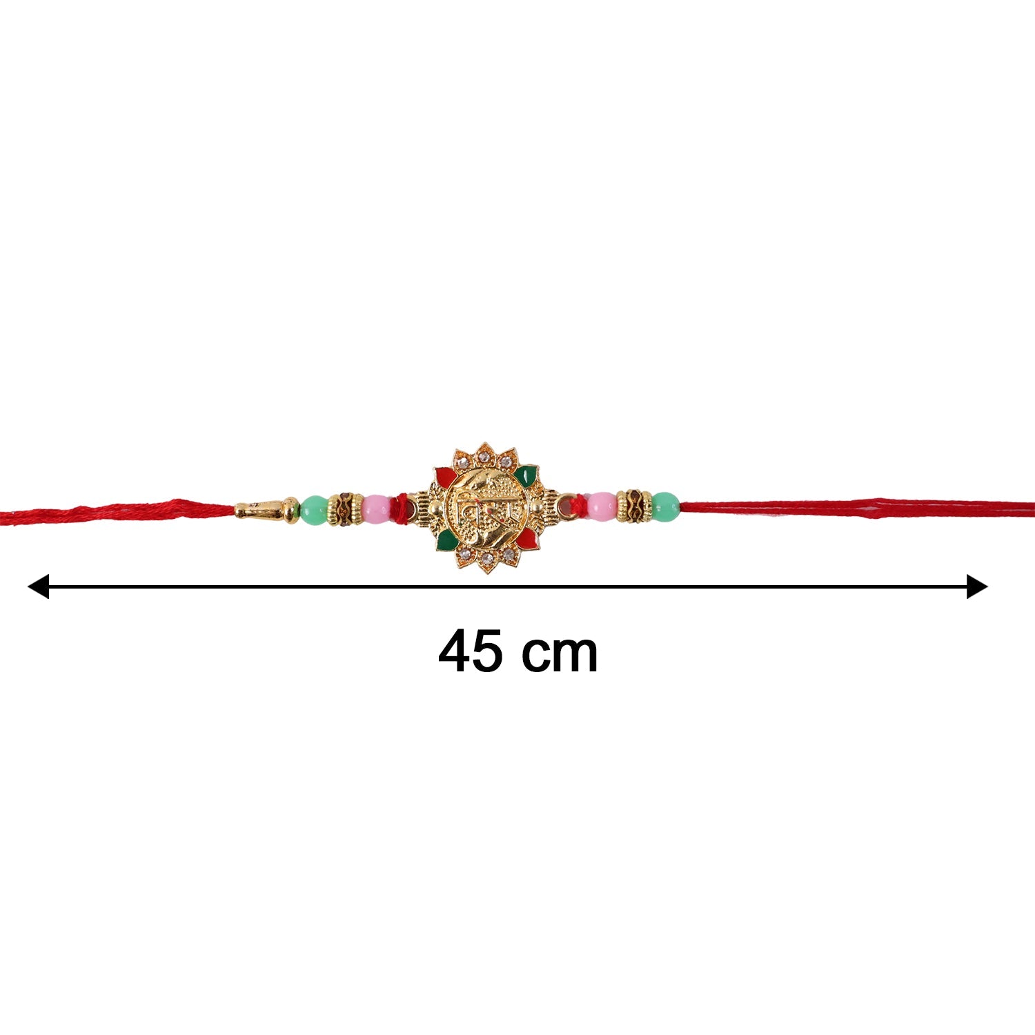 Veera Charm With Beads Rakhi for Brother (1 Pc)