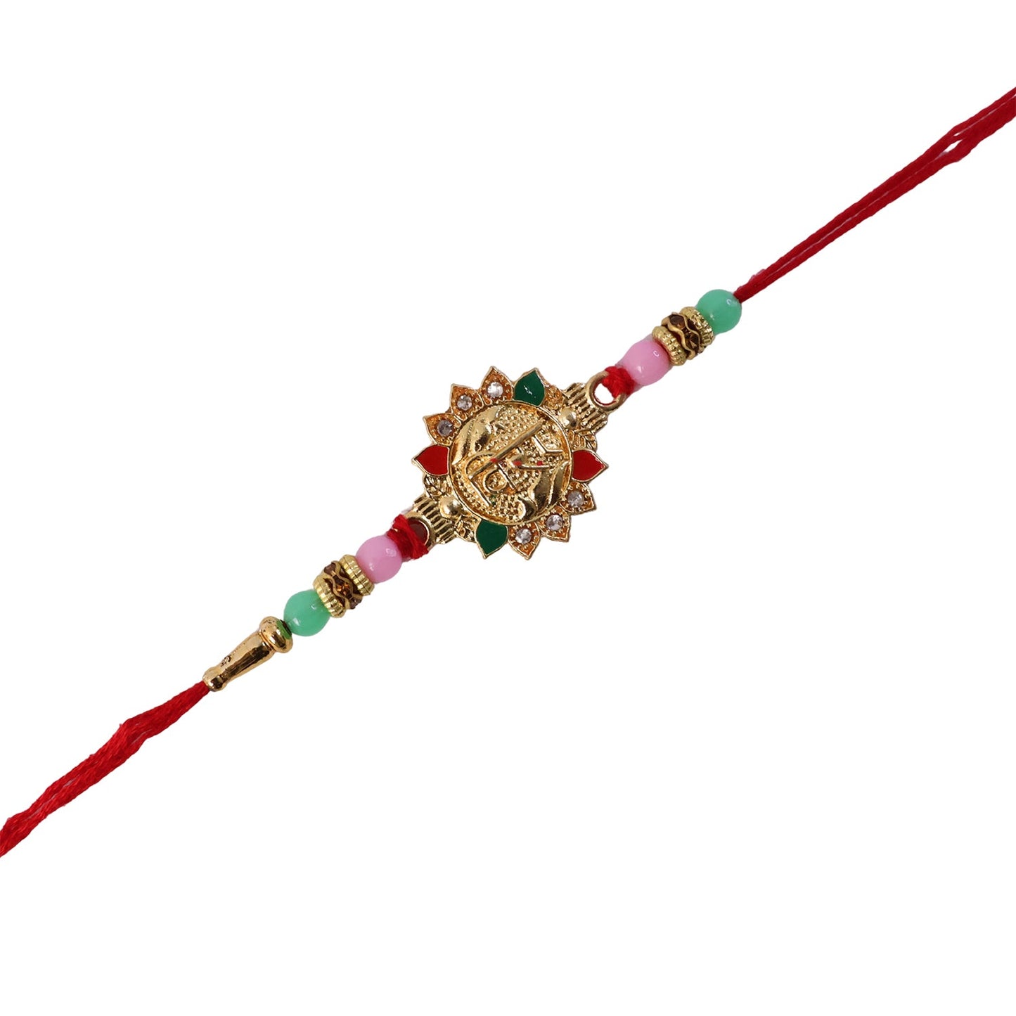 Veera Charm With Beads Rakhi for Brother (1 Pc)