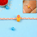 Kids Rakhi Cake Charm, Fun & Stylish Braided Thread for Brother