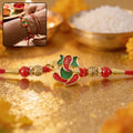 Lord Ganesha Meenakari Rakhi – Traditional yet Elegant Design