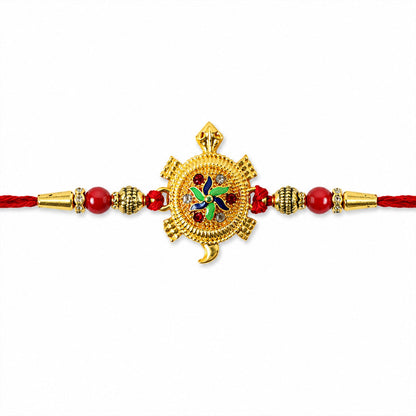 Auspicious Golden Tortoise (Kachua) Rakhi