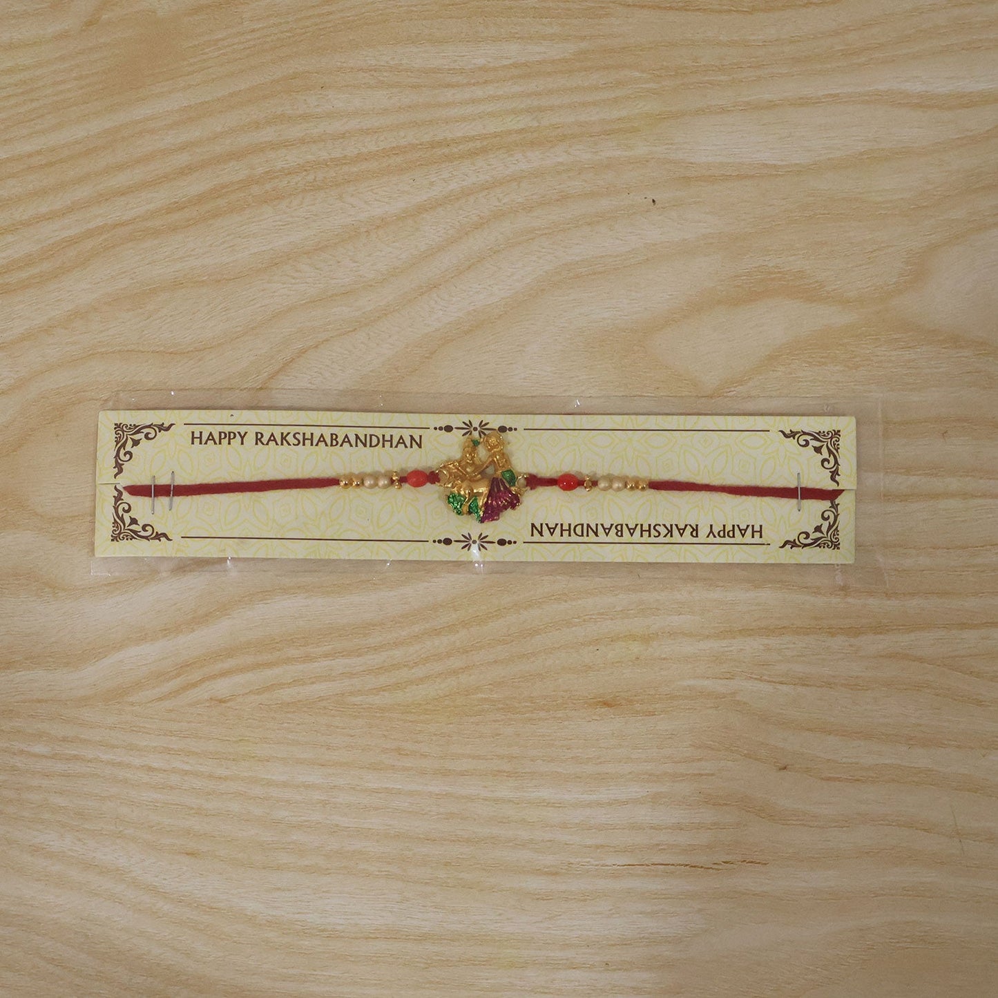 Colourful Meenakari Radhe & krishna Rakhi