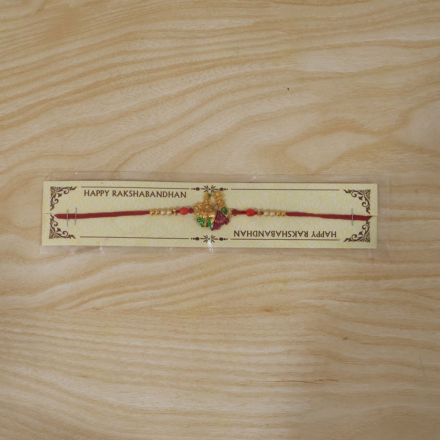 Colourful Meenakari Radhe & krishna Rakhi