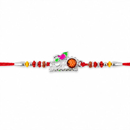 Bright Multicolour Om Kids Rakhi