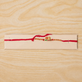 Om Rakhi for Brother – Golden Beaded Design for Raksha Bandhan
