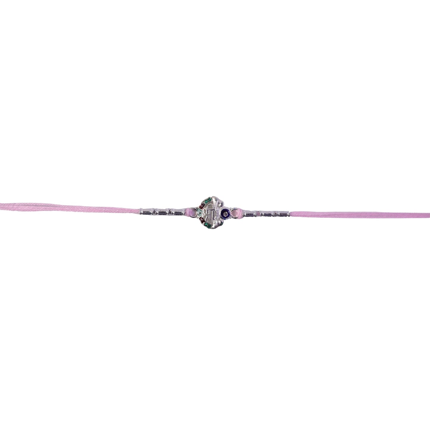 Stylish Shree Text Rakhi with Colourful Beads for Brother