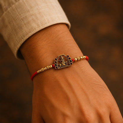 Bal Gopal Krishna Rakhi with Pearls & Colourful Stones
