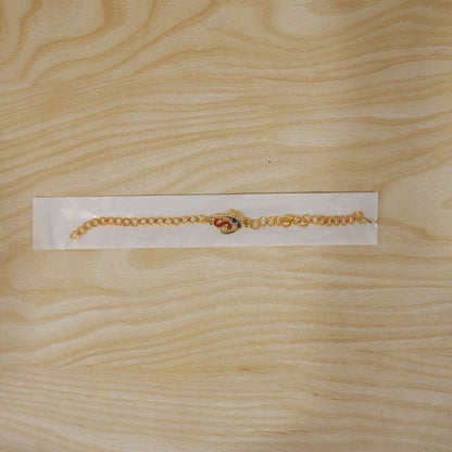 Complete Auspicious bracelet rakhi with decorative beads