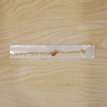 Full rakhi bracelet with Ganesha centerpiece