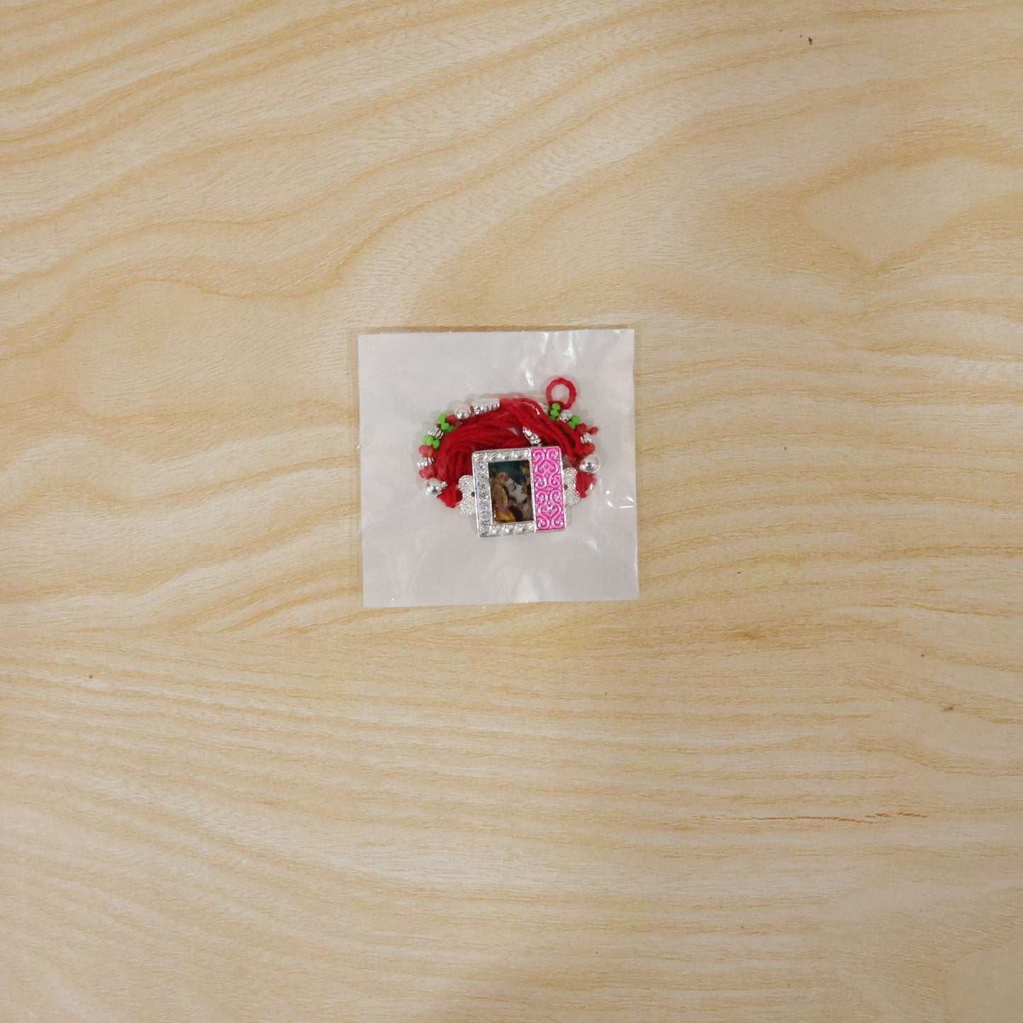 Photo Frame Multicolor Enamel Rakhi