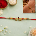 Peacock Feather Rakhi – Traditional Brother's Gift for Raksha Bandhan