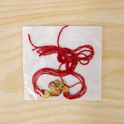 Back view of Shivling Rakhi with comfortable thread