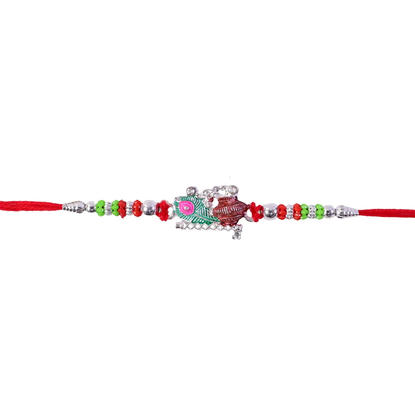 Raksha Bandhan Rakhi with comfortable thread & matki charm