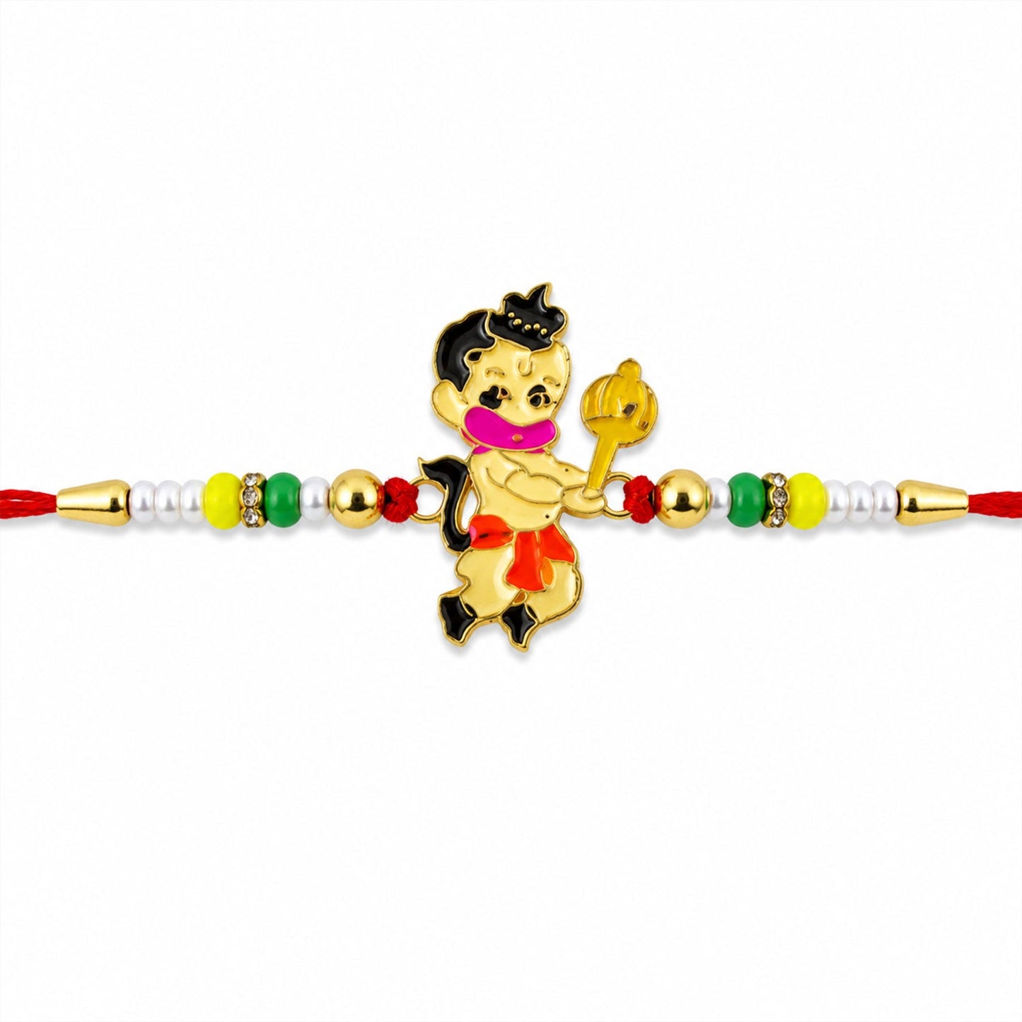 Bal Hanuman Multicolor Enamel Rakhi