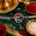 Peacock Rakhi for Brother – Elegant Designer Gift for Raksha Bandhan