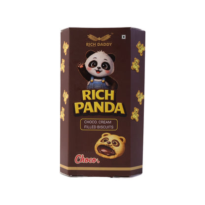 Rich Daddy Rich Panda Choco Cream Filled Biscuits (60 Gm)