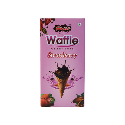 Avar Waffle Crispy Cone – Strawberry Flavour (150 Gm)