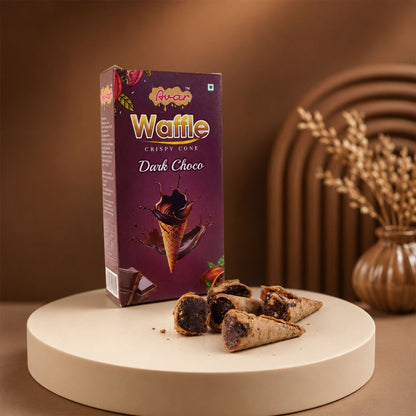 Avar Waffle Crispy Cone – Dark Choco Flavour (150 Gm)