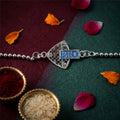 Rakhi for Brother – Stone Studded Triangle Design for Raksha Bandhan