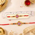 Rakhi for Brother – Stylish Round Designer Bead Rakhi