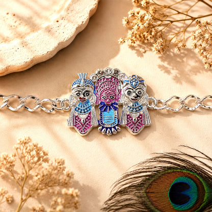 Stylish devotional Designer Chain Rakhi for Brother