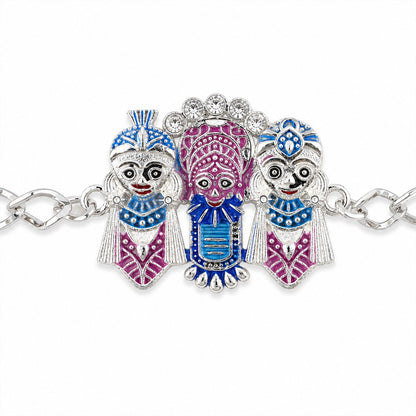 Stylish devotional Designer Chain Rakhi for Brother