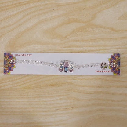 Stylish devotional Designer Chain Rakhi for Brother